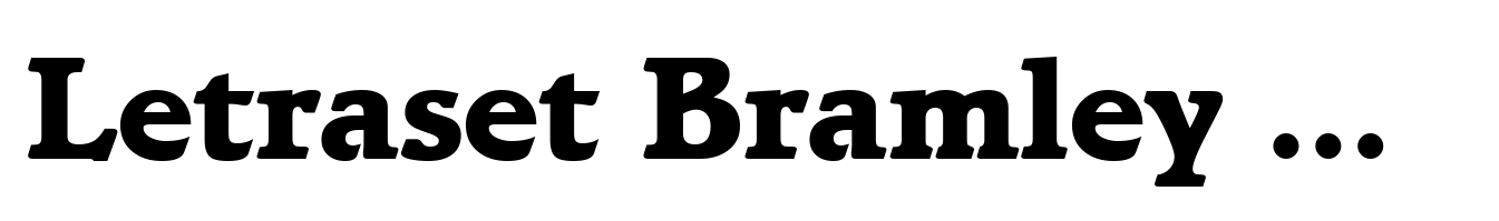 Letraset Bramley Extra Bold